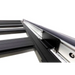 Black metal frame roof window for ARB BASE Rack Awning Bracket.