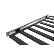 Black metal bed frame with metal rail - ARB BASE Rack Awning Bracket for Jeep Wrangler