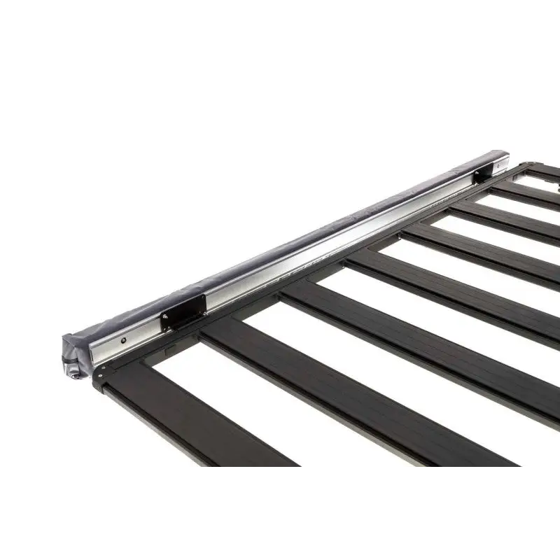 Black metal bed frame with metal rail - ARB BASE Rack Awning Bracket for Jeep Wrangler