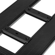 Black metal frame with two square holes in ARB Base Rack Narrow Bridge Plate