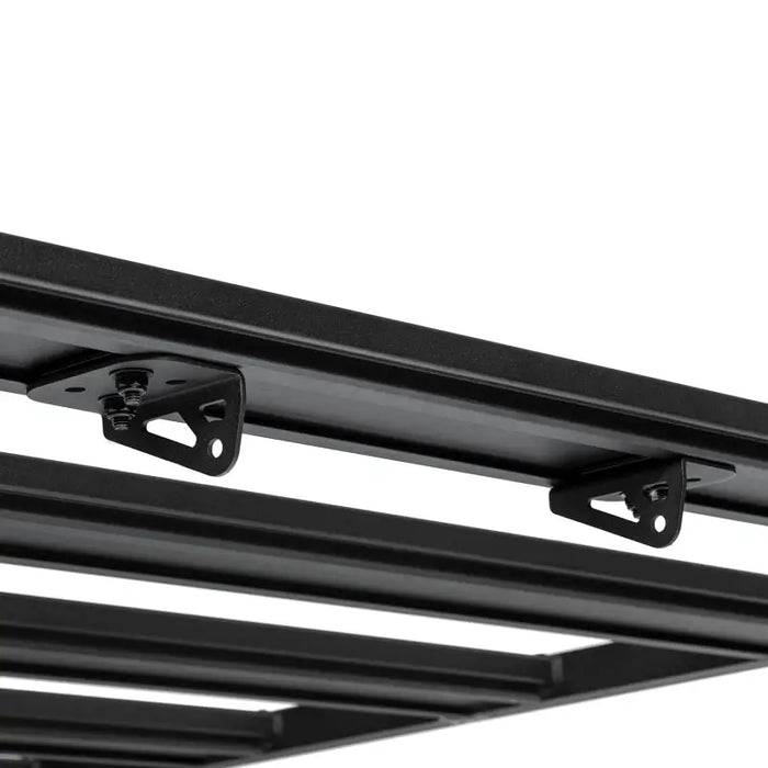 Black metal brackets for ARB Base Rack Under-Rack Light Bar Mount.