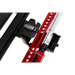 ARB Baserack Hi-Lift Jack Holder with red and black metal door latch