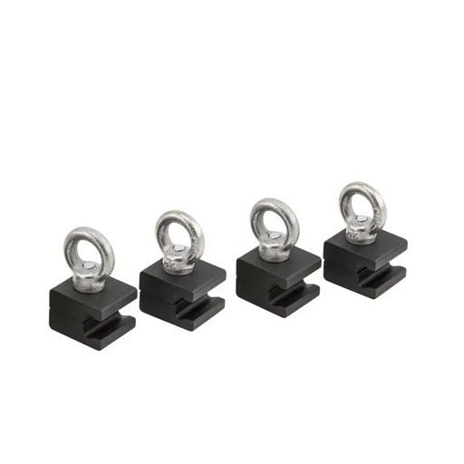 Black square rings with silver rings on either side, ARB Baserack Tie Down (Eyebolt x4)