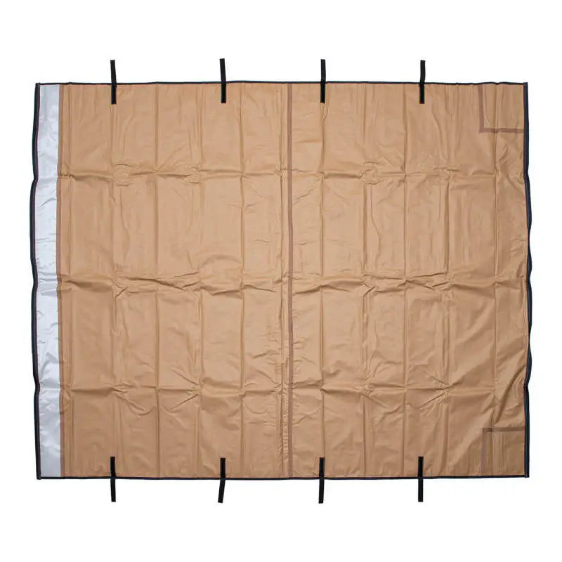 ARB Canvas Awn 2000 X 2500 Fire Retardant Us/Canada Spec - Brown and Black Folding Screen with Black Border
