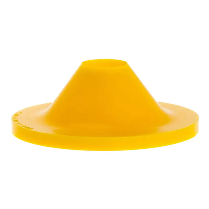 Yellow plastic cone with hole in middle for ARB Coil Packer Rear Jeep-Jk.