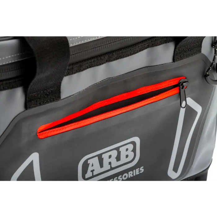 ARB Cooler Bag in Charcoal with Red Highlights - 15in L x 11in W x 9in H - Holds 22 Cans