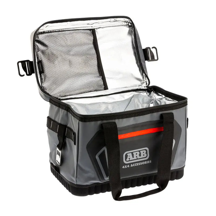 ARB Cooler Bag Charcoal with Red Highlights - Holds 22 Cans