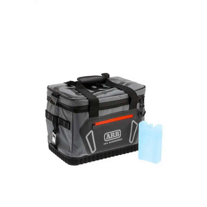 ARB Cooler Bag Charcoal w/ Red Highlights - Keep your cooler fresh and cold with this spacious 22 can capacity cooler bag.