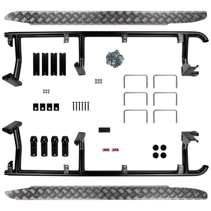 Black front bumpers on white background for arb deluxe side rails rear 100 ifs not lexus.