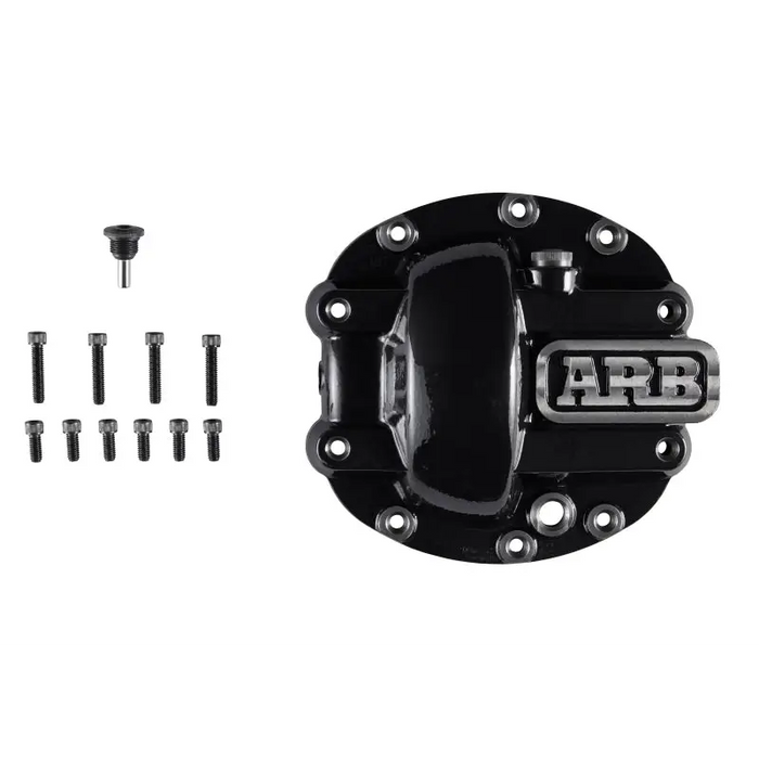 ARB Diff Cover D30 Blk with BD Performance front differential lock kit for Harley Soft Oil