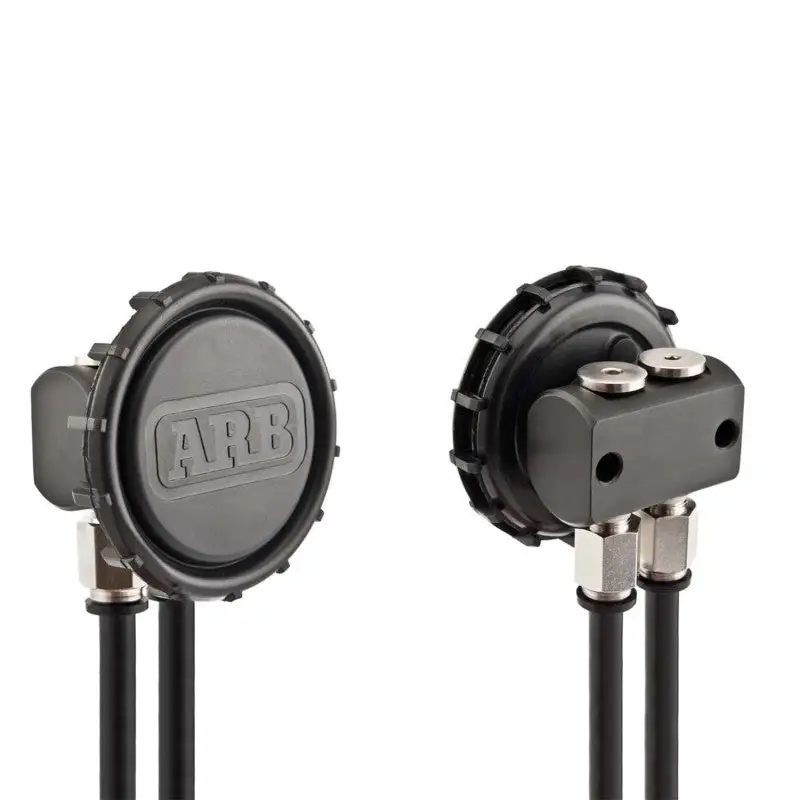 ARB Differential Breather Kit with black and silver cable plugs connected to wires.