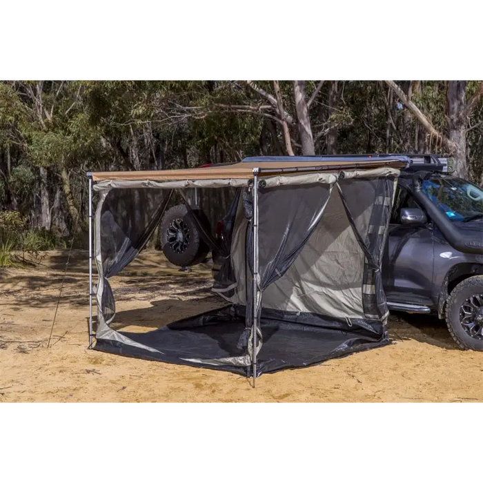 ARB Deluxe Awning Room with Floor 2.0m79Lg 2000x2500mm 79x98in tent with open roof