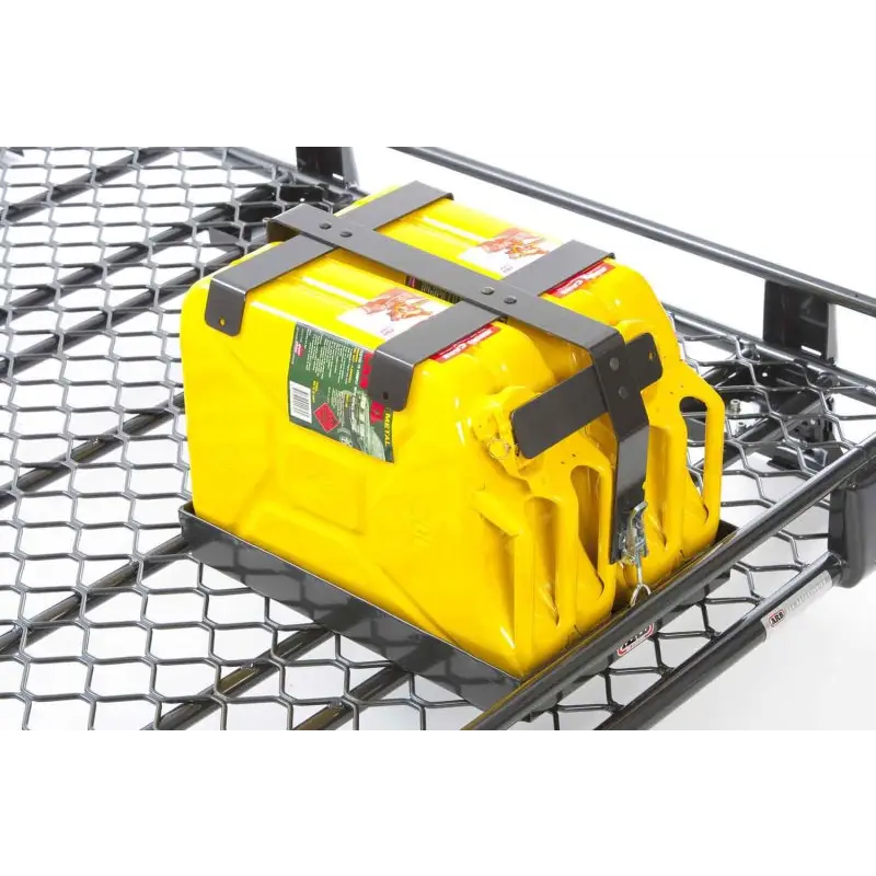 Arb double j/can/holder r/rack for jeep wrangler