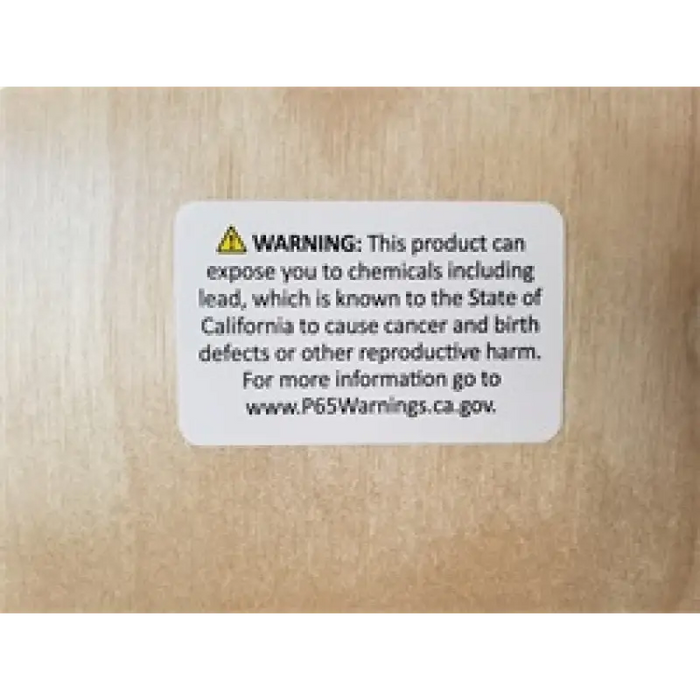 ARB E-Z Deflator Kit Psi Gauge warning label on wooden cabinet.