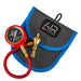 ARB E-Z Deflator Kit Psi Gauge with red and blue hose inside black bag