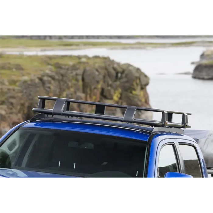 Blue car with roof rack - ARB F/Kit R/Rack Suits 3800250/253 Suits Tacoma 16On