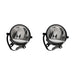 Pair of black fog lights for a car by ARB Fog Light Kit LH & RH - Small.