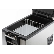 Top view of small ice maker in ARB Fridge 63 Quart Classic Series Plug B USA Spec