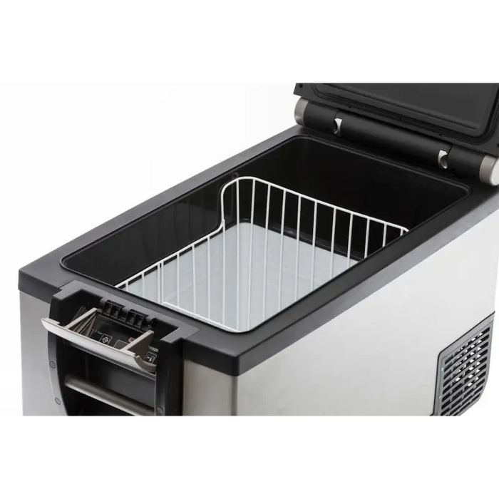 Top view of small ice maker in ARB Fridge 63 Quart Classic Series Plug B USA Spec