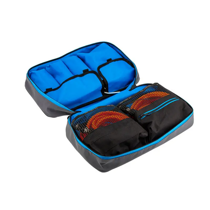 ARB Inflation Case with Reflective Strips and Blue Highlights