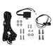 ARB Intensity IQ Driving Lights black cable and harness on white background