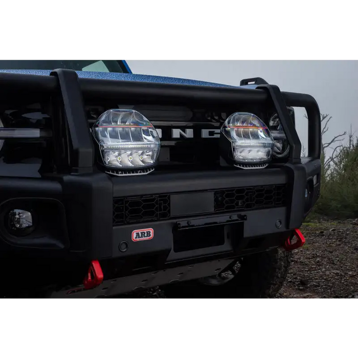 ARB Intensity IQ Driving Lights on black truck with light