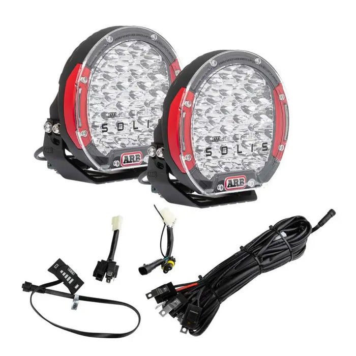 ARB Intensity SOLIS 36 LED light bars for 4x4 truck kit with loom