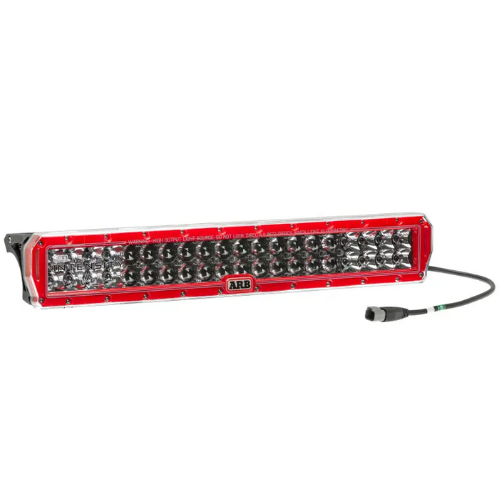 Red LED light bar with white background - ARB Intensity V2 Light Bar Combination