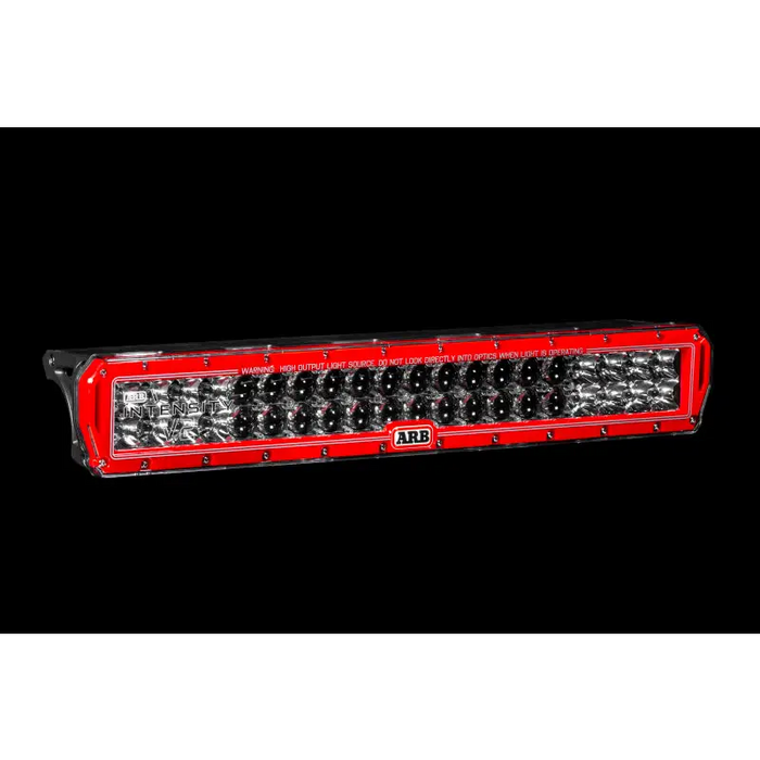 ARB Intensity V2 Light Bar with Red LED Lights on Black Background