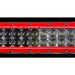 Close up of red light with black and white dots on ARB Intensity V2 Light Bar Combination