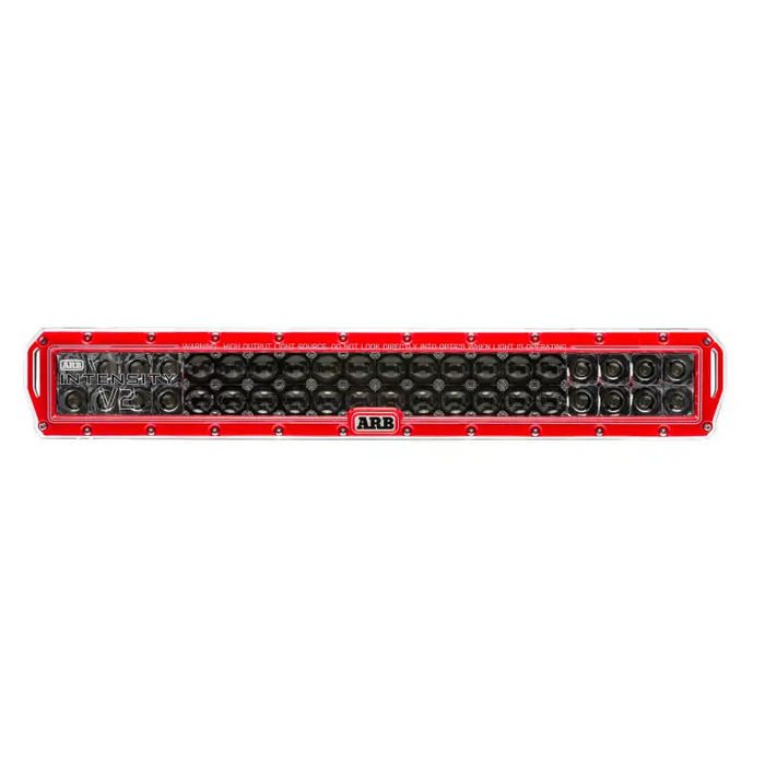 Red ARB Intensity V2 Light Bar on White Background