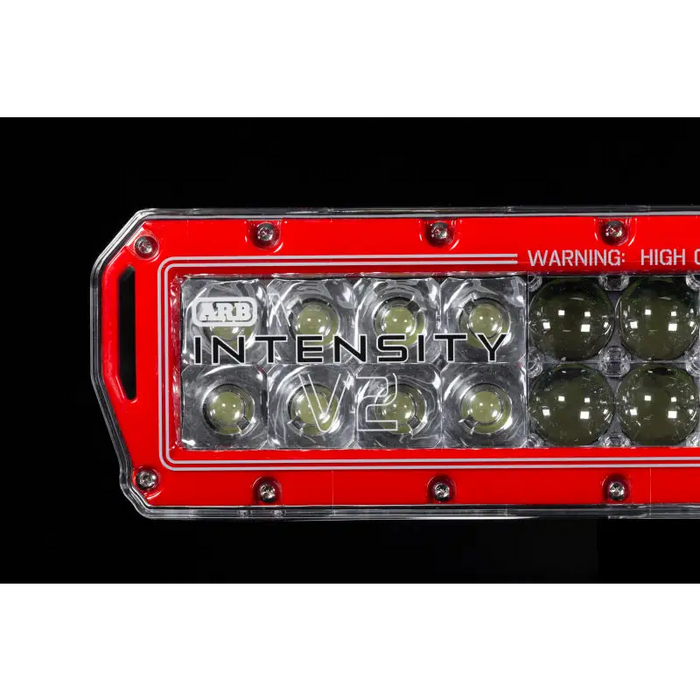 Red light showing intensity on ARB Intensity V2 Light Bar Combination