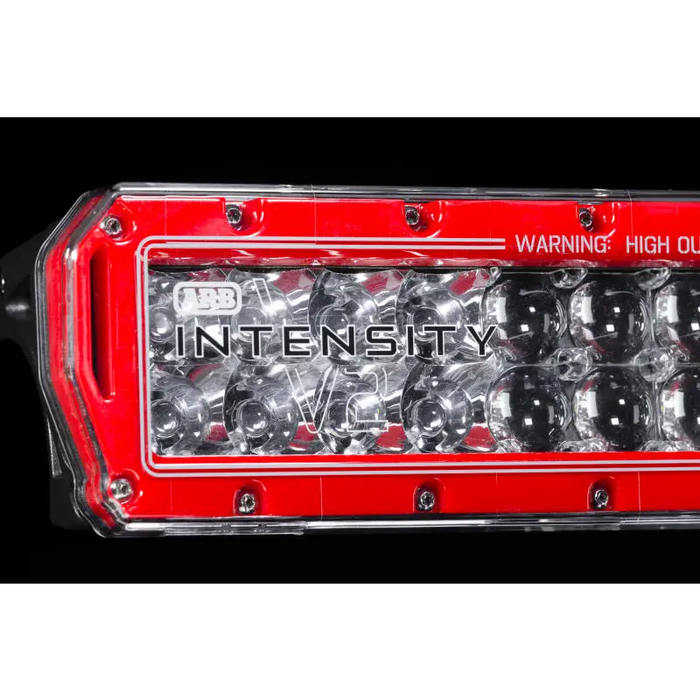 Red LED light bar from ARB Intensity V2 with white background