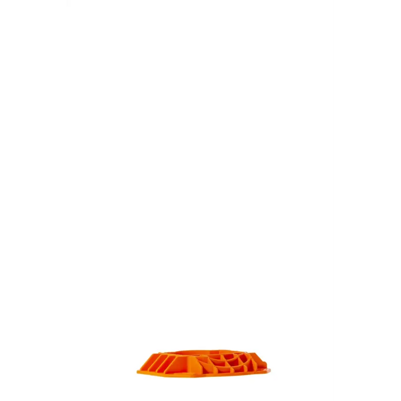 Small orange plastic cup with white background, part of ARB Jack Base - 15400lbs Load Capacity.