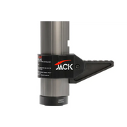 Close-up of hydraulic technology in farm jack with black handle by ARB Jack.