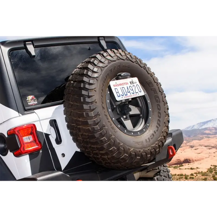 ARB Kit Rego Plate Kit Suit Jl with Rear Bumper and Tire Cover on Jeep