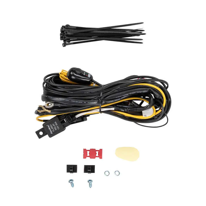 ARB Light Loom Deutsch Sckts extension cable with yellow and black design