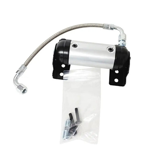 ARB air pump with attached hose depicted in Manifold Kit CKMTA for Jeep Wrangler.