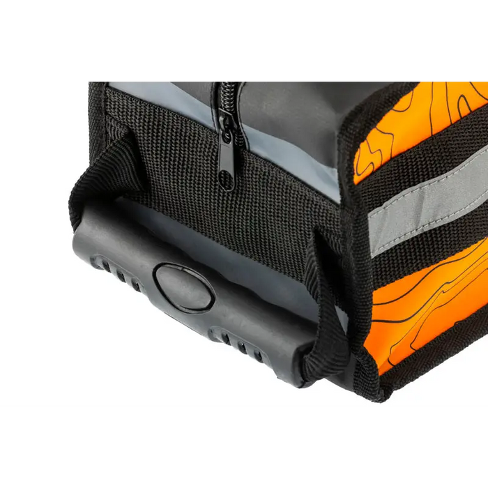 ARB Micro Recovery Bag Orange/Black with Zipper Open