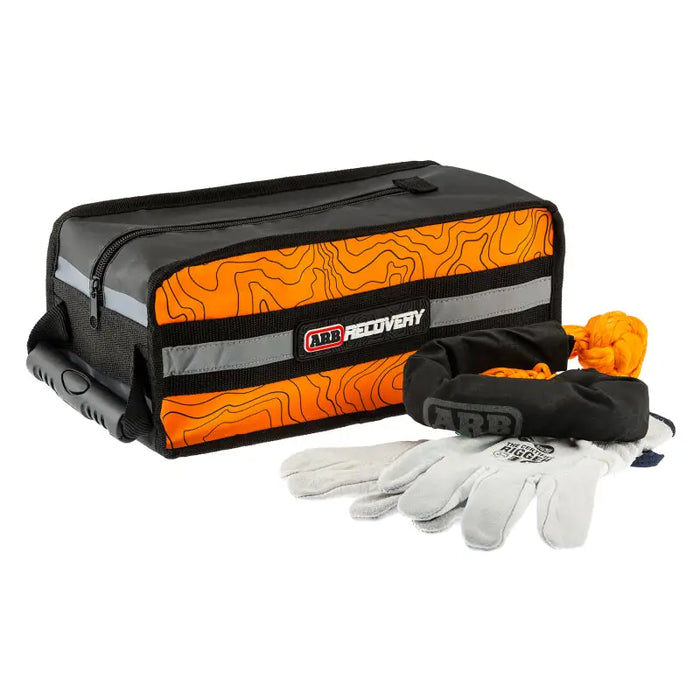 Micro Recovery Bag with Gloves and Gloves - ARB Orange/Black Topographic Styling PVC Material