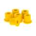 Yellow plastic bushings for ARB Old Man Emu UCA005 Upper Control Arm Replacement Bush Kit.