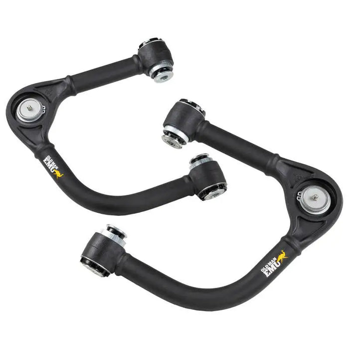 Pair of black upper control arms for Ford Bronco - ARB OME 2021+ model.