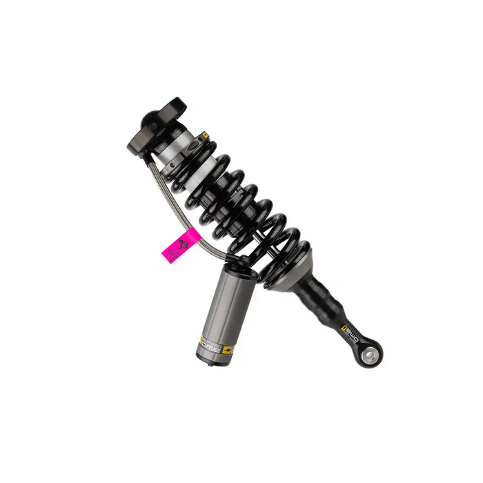 Close up of ARB / OME BP51 Coilover shock absorb on white background