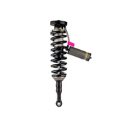 Close up of OME BP51 coilover shock absorb on white background