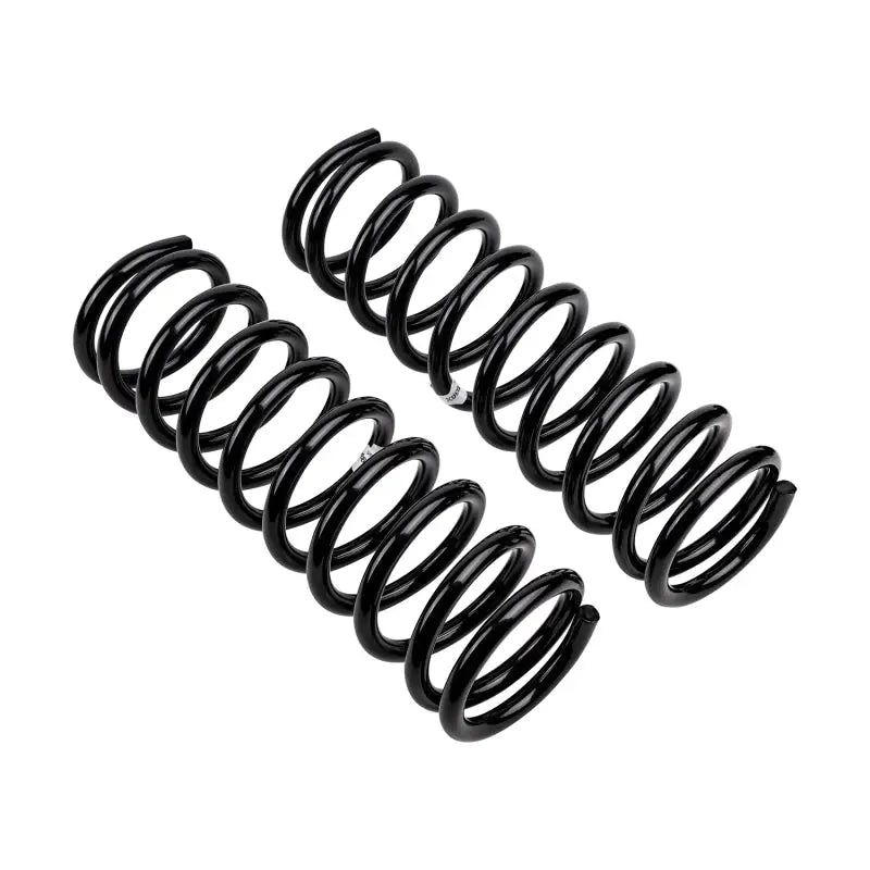 Black OME Coil Springs for front suspension in ARB Grand Wj Hd product.