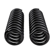 Black OME coil springs for Jeep Kj displayed on white background