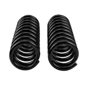 Black rubber ARB/OEM Coil Spring for a car, WK2 OME coil upgrade.