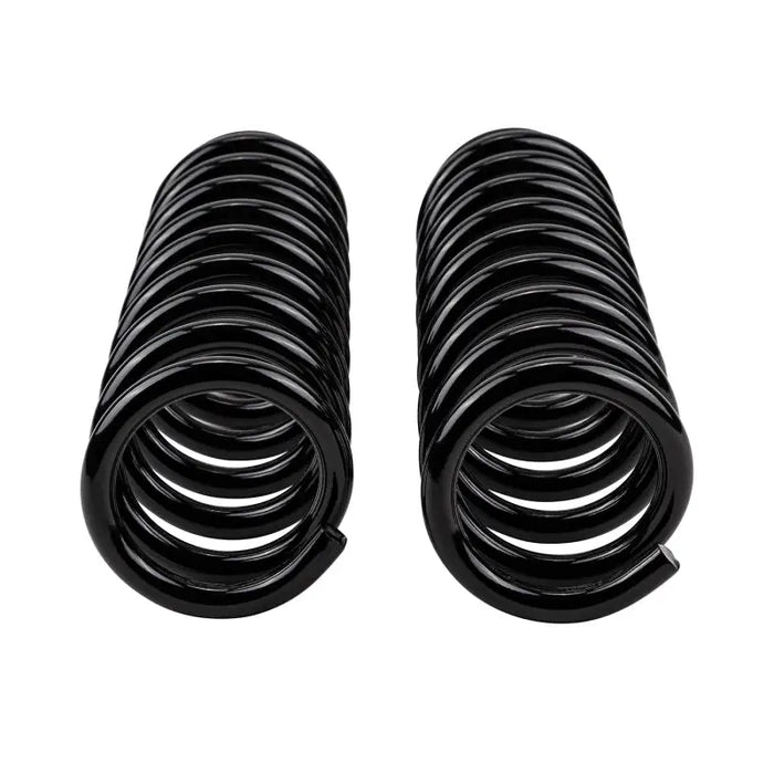 Black rubber ARB/OEM Coil Spring for a car, WK2 OME coil upgrade.