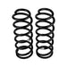 Black ome coil spring for front suspension in arb product.