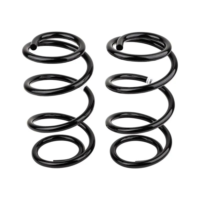 Black OME coil springs on white background - ARB coil spring rear Cherokee KK